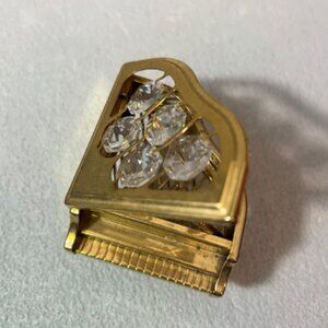 Vintage Brass Piano Figurine